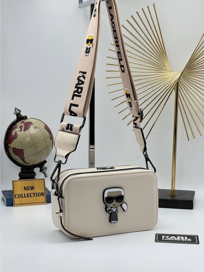 Женская Сумка Karl Lagerfeld APT OL1434 Молочный цвет