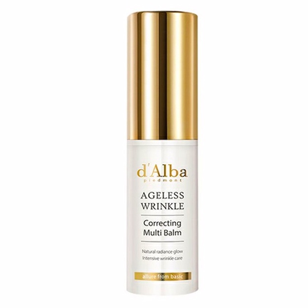 Ajinlarni tekislash uchun tuzatuvchi multi-balzam D'alba Ageless Wrinkle Correcting Multi Balm, 9gr