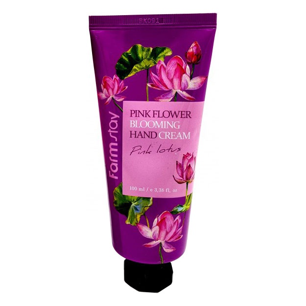 Pushti lotus bilan yuz kremi Farm Stay Pink Flower Blooming Cream Lotus, 100ml