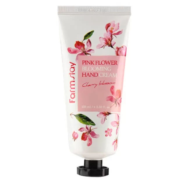 Крем для рук с цветком вишни Farm Stay Pink Flower Blooming Hand Cream Cherry Blossom, 100мл