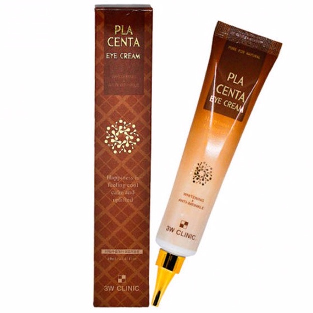 Крем для век с плацентой и слизью улитки 3W Clinic Placenta Eye Cream, 40мл
