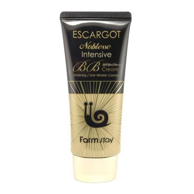 Salyangoz ekstrakti bilan ko‘p funktsiyali BB krem Farm Stay Escargot Noblesse Intensive BB Cream, 50ml