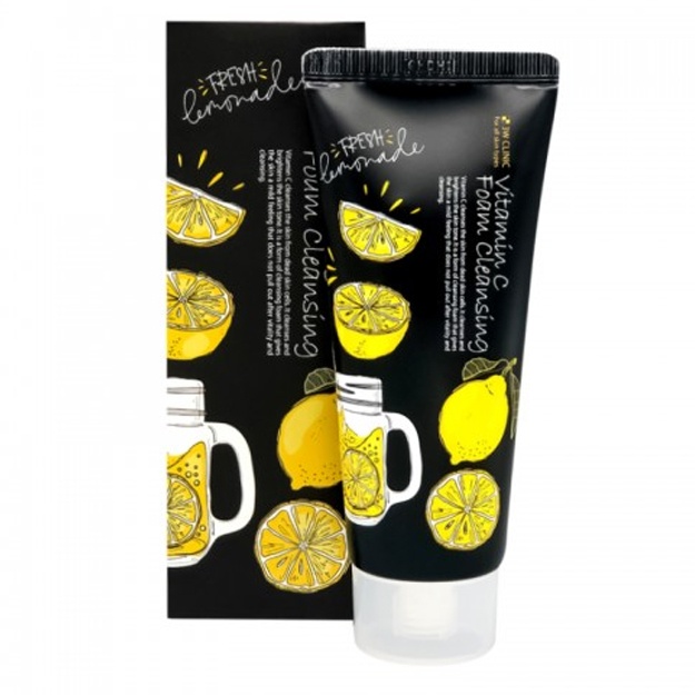 Vitamin bilan yuvish uchun ko‘pik S 3W Clinic Vitamin C Foam Cleansing, 100ml