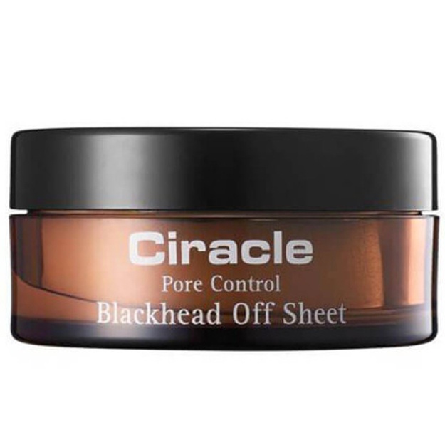 Qora nuqtalarni olib tashlash uchun piling salfetkalari Ciracle Pore Control Blackhead Off Sheet