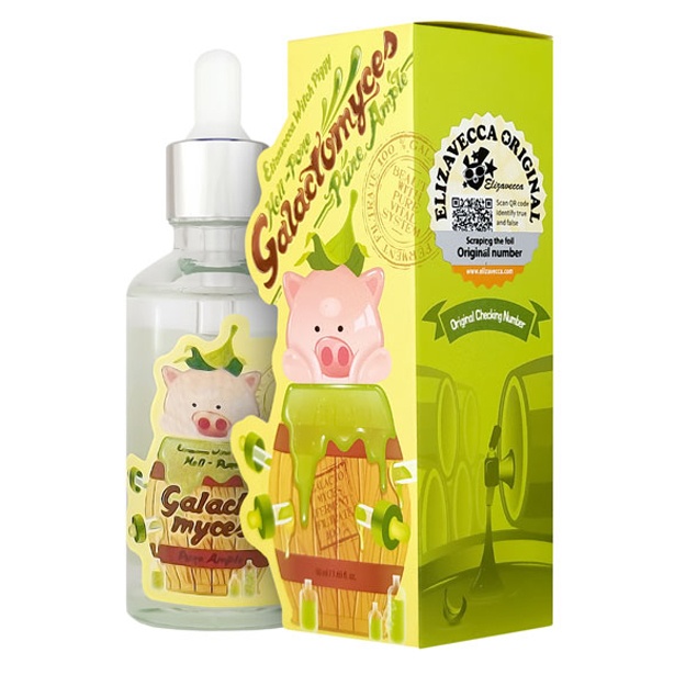 100% Galaktomiz ekstrakti bilan sarum Elizavecca Witch Piggy Hell Pore Galactomyces Pure Ample 100%, 50ml
