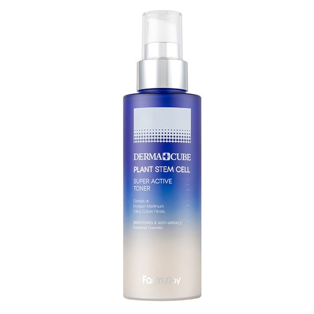 Ildiz hujayralarini mustahkamlovchi sarum Farm Stay Derma Cube Plant Stem Cell Super Active Ampoule Serum, 100ml