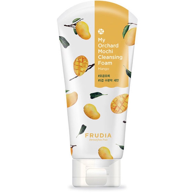 Увлажняющая пенка для умывания с ароматом манго Frudia My Orchard Mochi Cleansing Foam Mango, 120гр