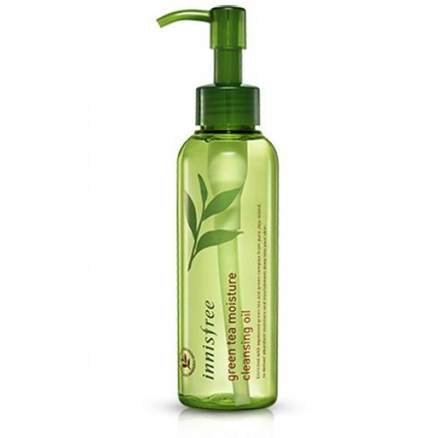 Yashil choy bilan nozik teri uchun namlovchi gidrofilik moy Innisfree Green Tea Cleansing Oil, 150ml