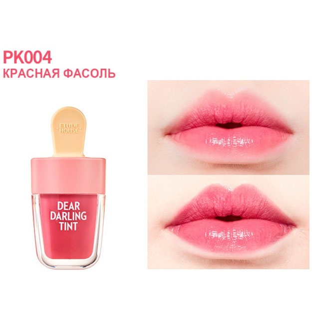 Увлажняющий гелевый тинт для губ Etude House Dear Darling Tint Ice Cream PK004