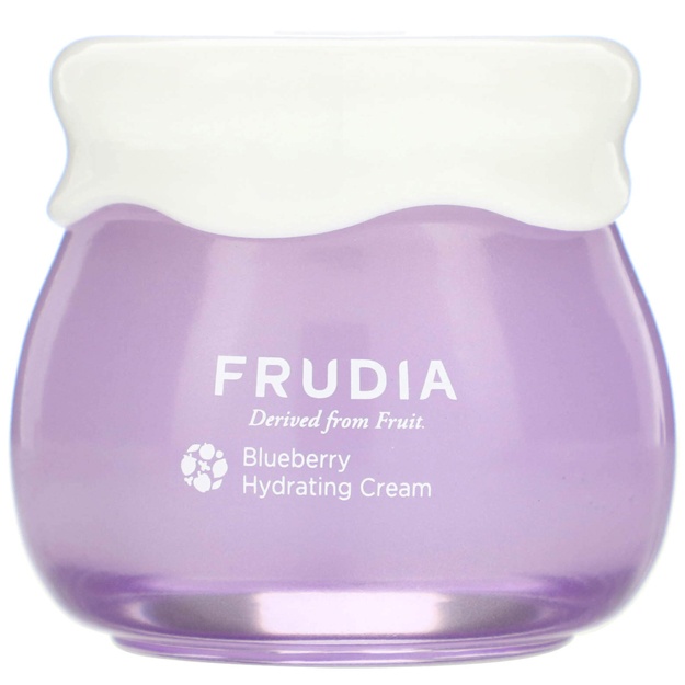 Ko‘k sharbati bilan namlovchi yuz kremi Frudia Blueberry Hydrating Cream, 10gr