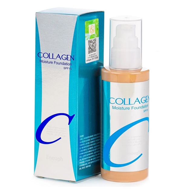 Kollagenli nemlantiruvchi tonal krem Enough Collagen Moisture Foundation SPF 15 №13, 100 ml