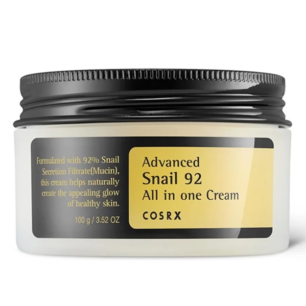 Shillaqurt mutsinli yuqori faol krem Cosrx Advanced Snail 92 All In One Cream, 100 ml