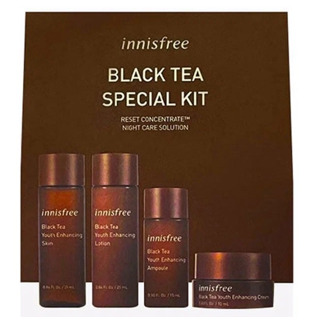 Антивозрастной набор с экстрактом черного чая Innisfree Black Tea Special Kit