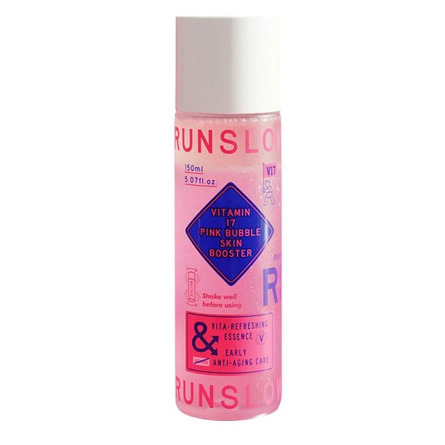 Питающий бустер с Витамином 17, RUNSLOW Pink Bubble Skin Booster, 150 мл