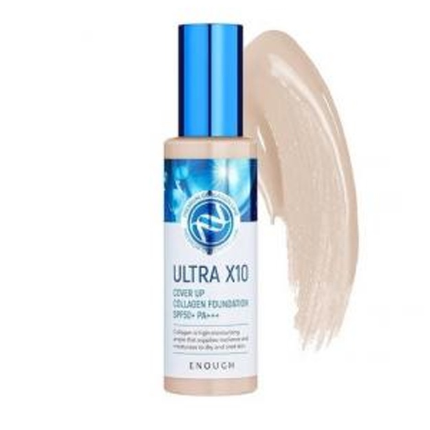 Tonal kollagen Enough Ultra X10 Cover Up Collagen Foundation #21, 100gr
