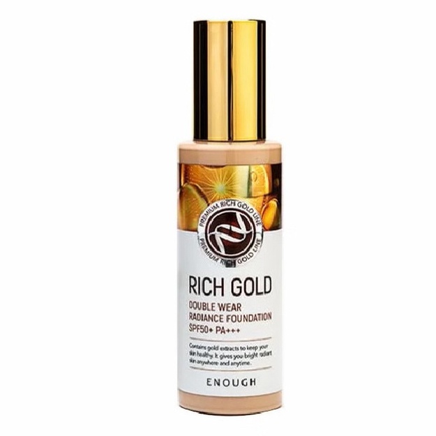 Тональная основа с золотом для сияния кожи Enough Rich Gold Double Wear Radiance Foundation #13, 100гр