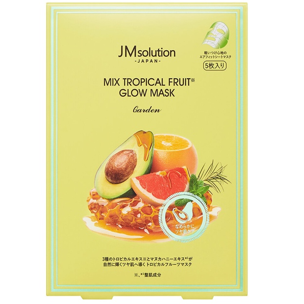 Антиоксидантная маска для выравнивания тона кожи JM Solution Mix Tropical Fruit Glow Mask, 1шт