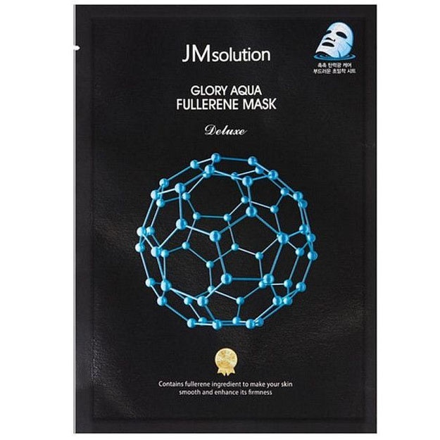 Quruq teri uchun antioksidant peptidli niqob JM Solution Glory Aqua Fullerene Mask 1d