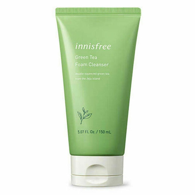 Yashil choy ekstrakti bilan tozalovchi ko‘pik Innisfree Green Tea Foam Cleanser, 150ml