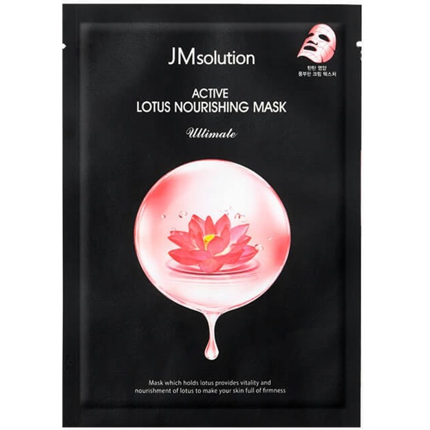 Питательная тканевая маска с экстрактом лотоса JM Solution Active Lotus Nourishing Mask, 1шт