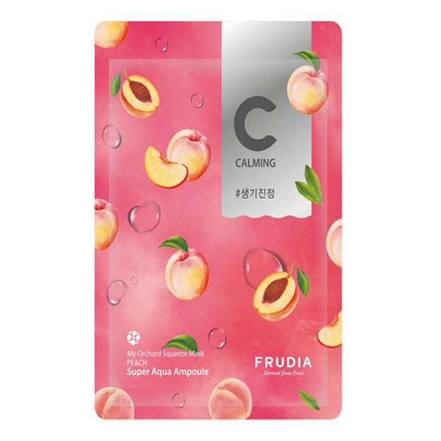 Питательная тканевая маска с персиком Frudia My Orchard Squeeze Mask Peach, 1шт (штучно)