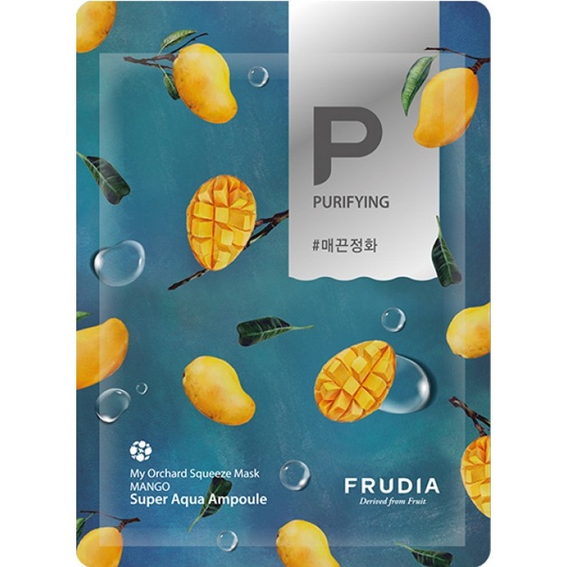 Смягчающая тканевая маска с манго Frudia My Orchard Squeeze Mask Mango, 1шт
