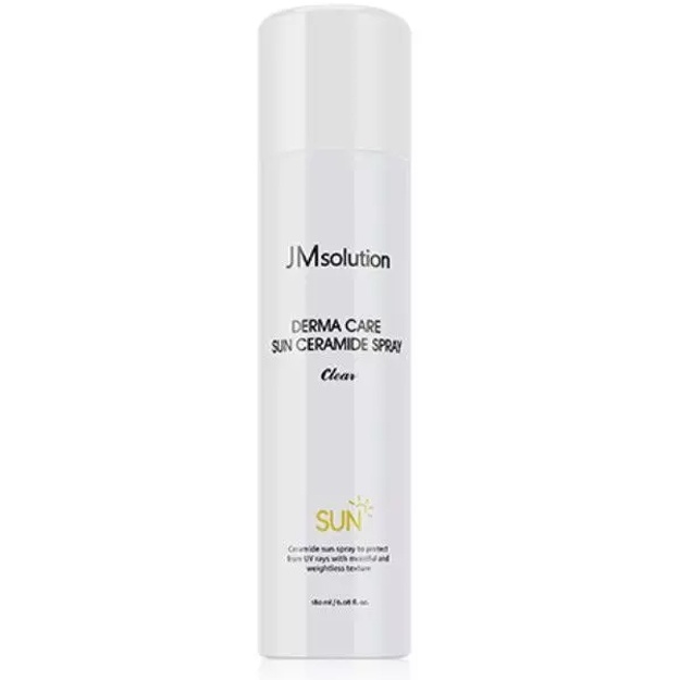 Солнцезащитный спрей с керамидами для чувствительной кожи JM Solution Derma Care Ceramide Sun Spray Clear SPF50+, 180мл