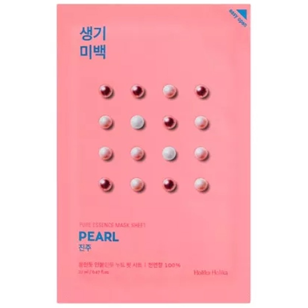 Тканевая маска для лица с экстрактом жемчуга Holika Holika Pure Essence Mask Sheet Pearl, 1шт