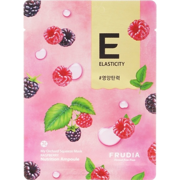 Тонизирующая тканевая маска с малиной Frudia My Orchard Squeeze Mask Raspberry, 1шт