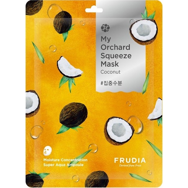 Увлажняющая тканевая маска с кокосом Frudia My Orchard Squeeze Mask Coconut, 1шт