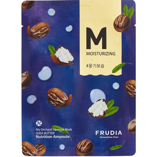 Восстанавливающая тканевая маска с маслом ши Frudia My Orchard Squeeze Mask Shea Butter, 1шт