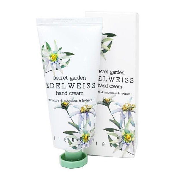 Edelveys ekstrakti bilan qo‘l kremi Jigott Secret Garden Hand Cream Edelweiss, 100ml
