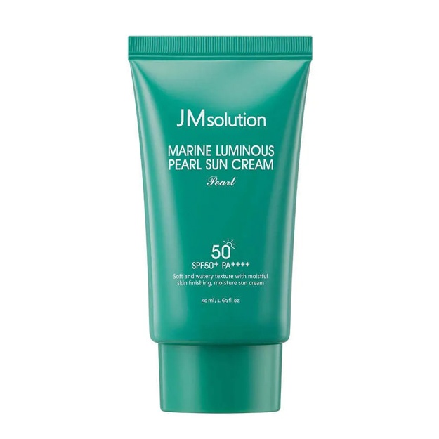 Солнцезащитный крем с экстрактом жемчуга,с хим.фильтрами JM Solution Marine Luminous Pearl Sun Cream 50 мл