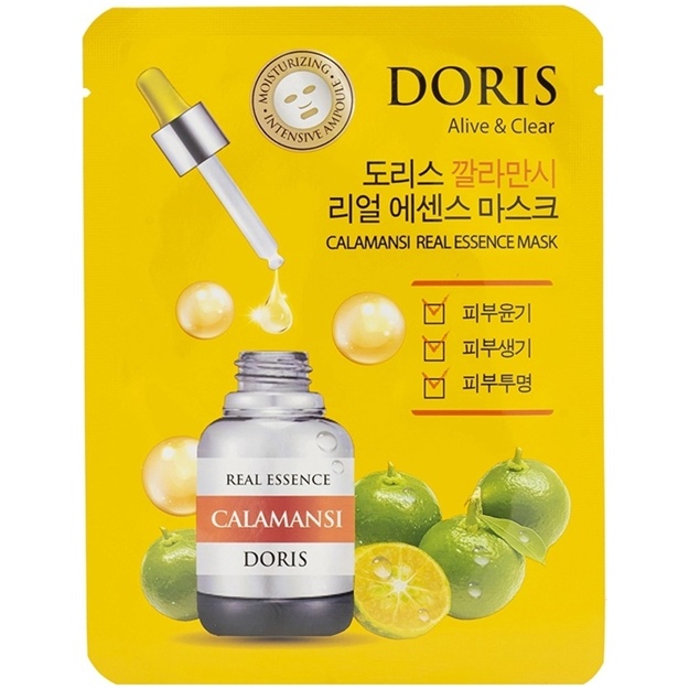 Kalamansi ekstrakti bilan yuz niqobi Jigott Doris Calamansi Real Essence Mask 1d