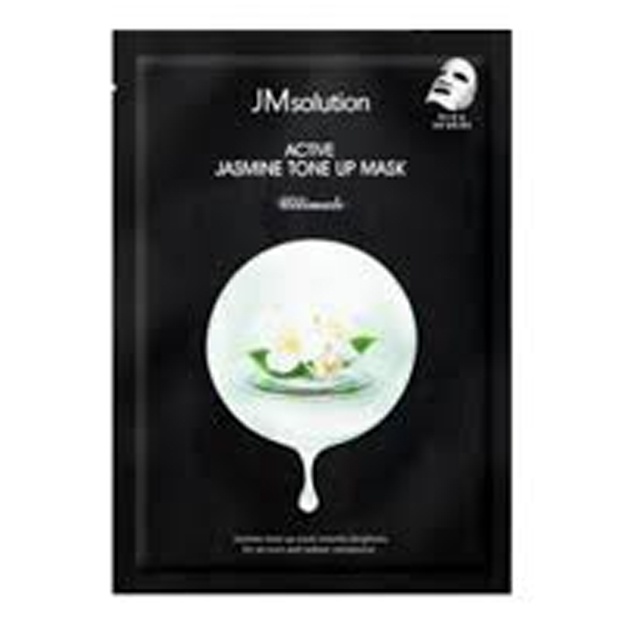 Yasemin ekstrakti bilan namlovchi choyshab niqobi JM Solution Active Jasmine Tone Up Mask 1dona