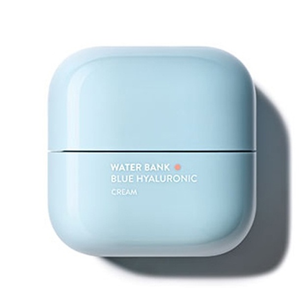 O‘rtacha va quruq teri uchun namlantiruvchi yuz krem Laneige Water Bank Blue Hyaluronic Cream (nornal&dry skin), 10 ml