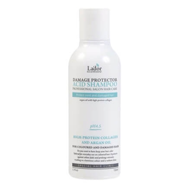 Shikastlangan sochlar uchun himoya shampun Lador Damage Protector Acid Shampoo, 150ml