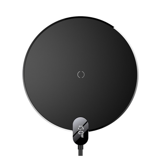 Simsiz zaryadlovchi Baseus Wireless Charger 15W Digital LED Display GEN2