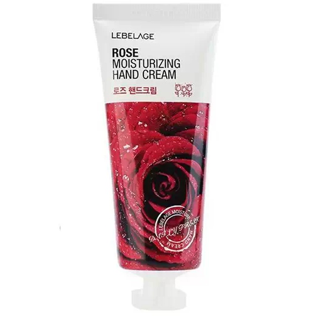 Atirgul barglari ekstrakti bilan qo‘l kremi Lebelage Rose Moisturizing Hand Cream 100ml