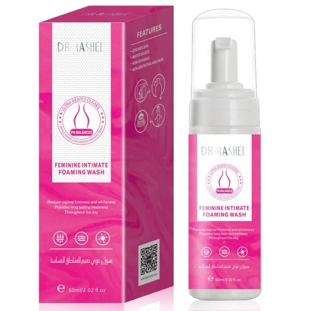 Ayollar uchun intim gigiena uchun ko‘pik Dr.Rashel 60ml