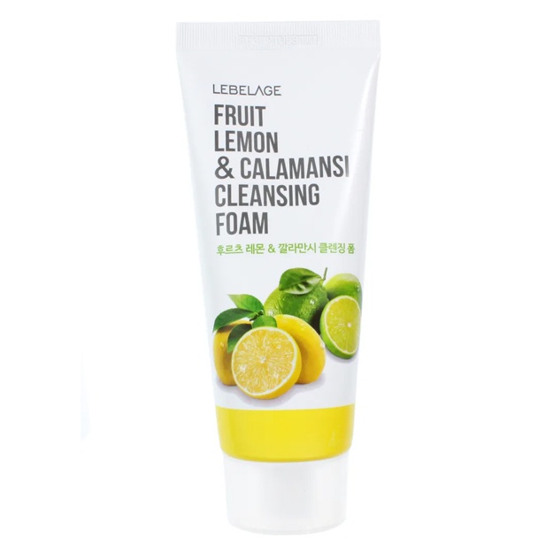 Limon va apelsin kalamansi ekstrakti bilan tozalovchi ko‘pik Lebelage Fruit Lemon&Calamansi Cleaning Foam, 100ml