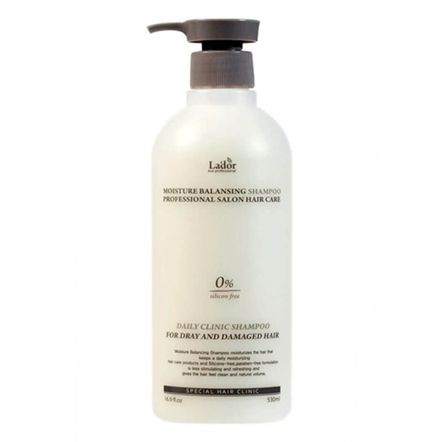Увлажняющий бессиликоновый шампунь Lador Moisture Balancing Shampoo, 530мл