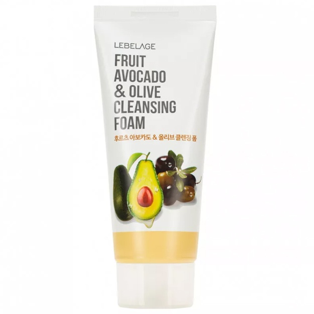 Vosstanavlivayuschaya penka dlya umivaniya s ekstraktom Avokado i Olivi Lebelage Fruit Avocado&Olive Cleaning Foam, 100ml