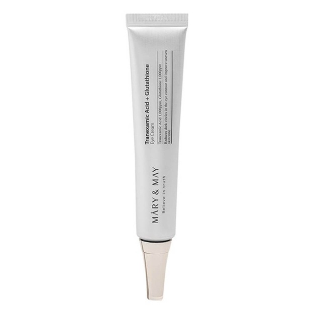 Осветляющий крем для век подходит для всех типов кожи Mary & May Tranexamic Acid Glutathione Eye Cream, 30гр
