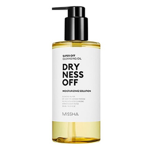 Peeling effektiga ega gidrofil moy Missha Super Off Cleansing Oil Dryness Off, 305ml
