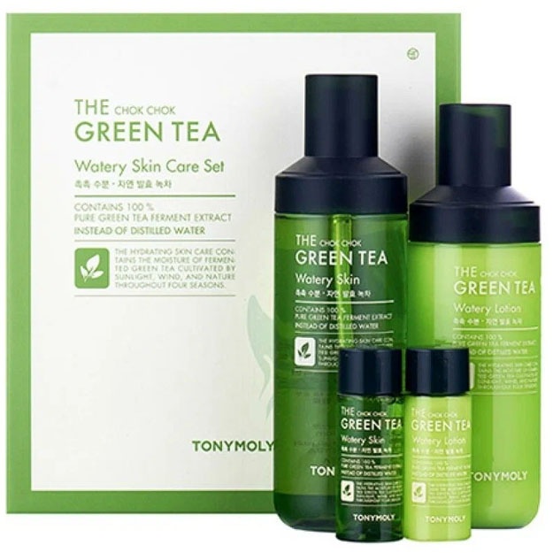Terini parvarish qilish to‘plami Tony Moly The Chok Chok Green Tea Skin Care Set