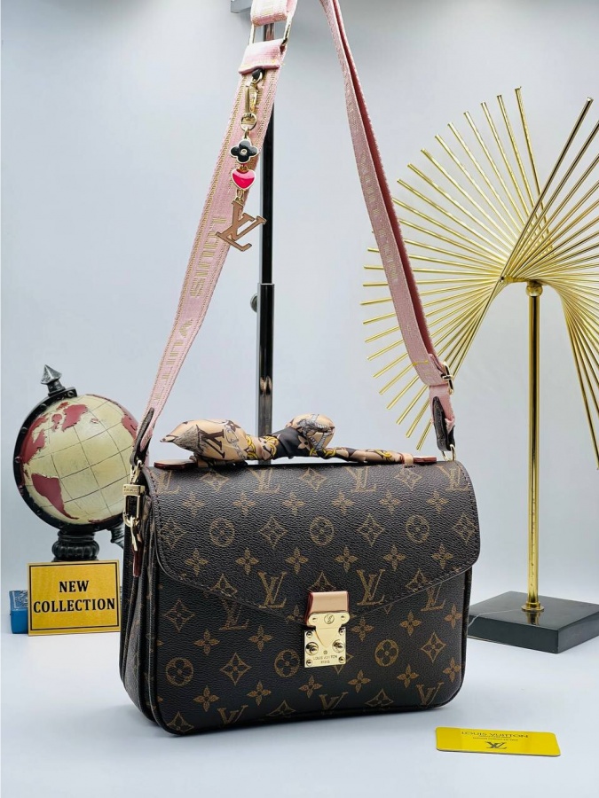 Ayollar Sumkasi Louis Vuitton APT OL1633 jigarrang-pushti
