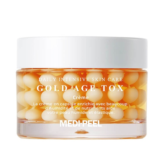 Антивозрастной капсульный крем с экстрактом золотого шелкопряда Medi-Peel Gold Age Tox Cream, 50 гр