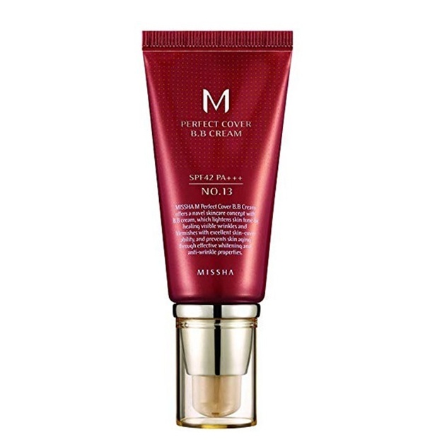 BB krem oddiy teri uchun Missha M Perfect Cover BB Cream No.13 SPF42 PA+++, 50 ml