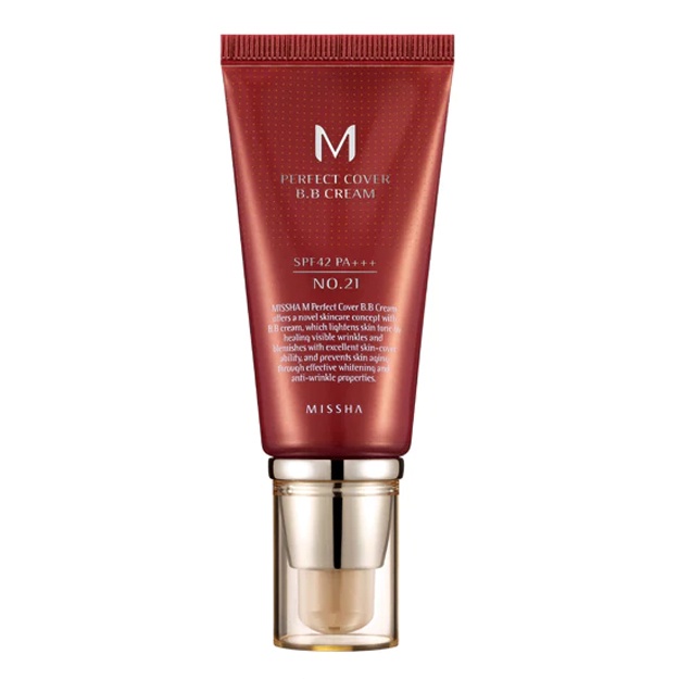 BB-krem №21 Missha M Perfect Cover BB Cream No.21 SPF42 PA+++, 50 ml